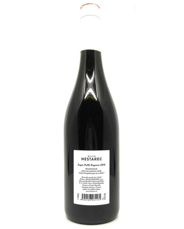 Milan Nestarec super pufft popcorn backlabel