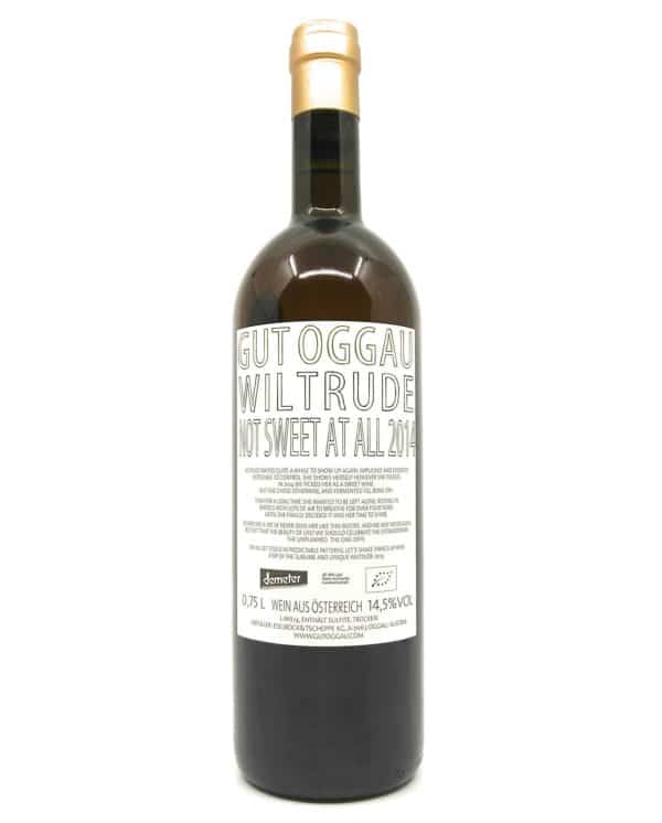 Gut Oggau Wiltrude backlabel