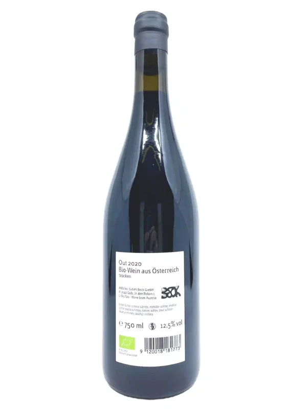 Judith Beck Out 2020 back label