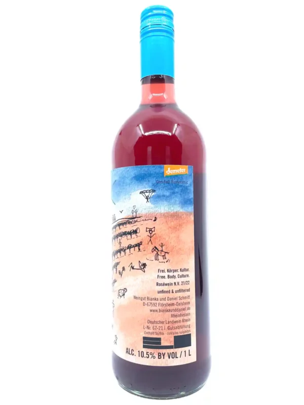 Schmitt FKK Rosé 2021 back label