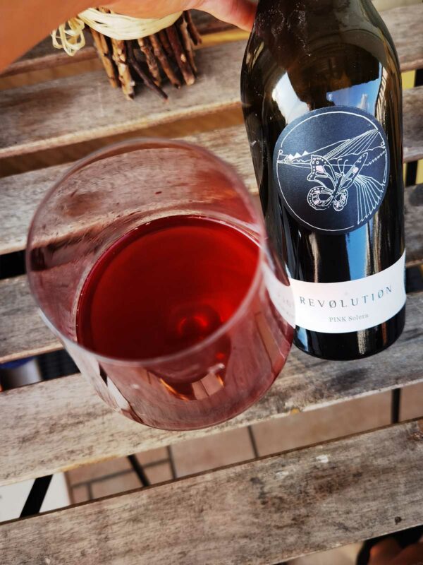 Johannes Zillinger Pink Solera with glass
