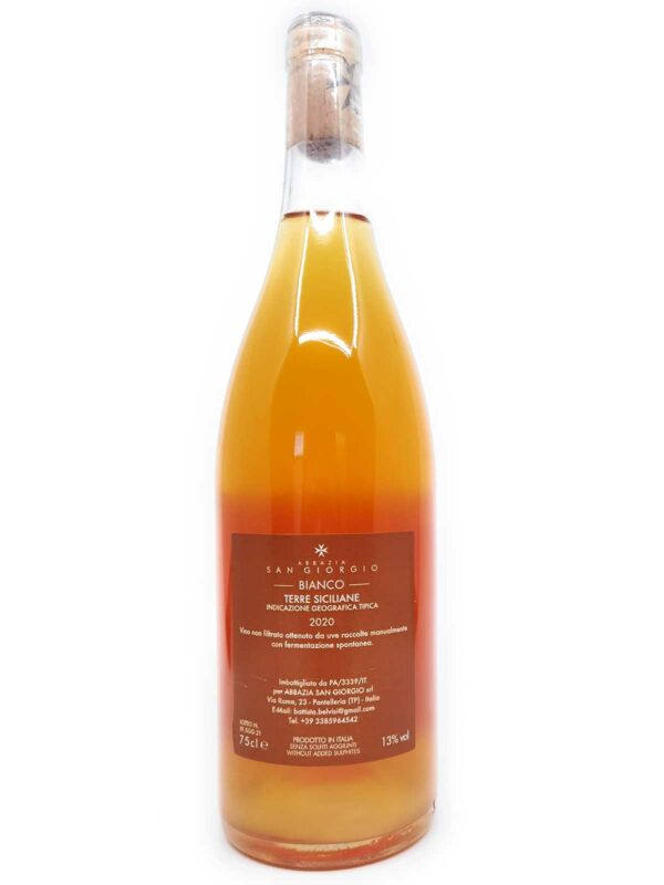 Abbazia San Giorgio Canto del grillo back label