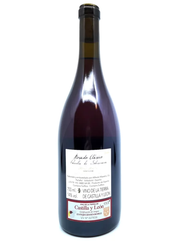 Alfredo Maestro Sobrecasa Villadolid back label 2019