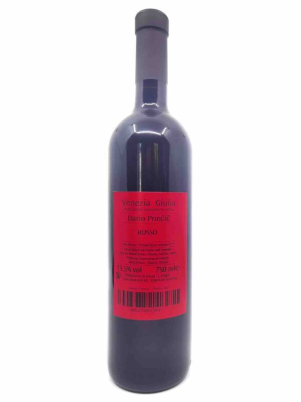Dario Princic Rosso backlabel