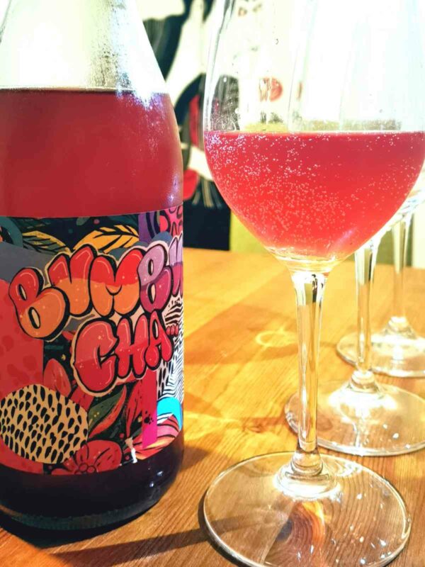 Nestarec Bum Bum Cha 2020 bottle and glass