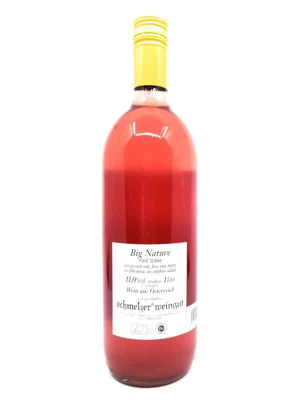 Schmelzer Big Nature Rosé 2021 back label