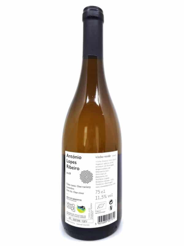 António Lopes Vinho Verde 2019 back label