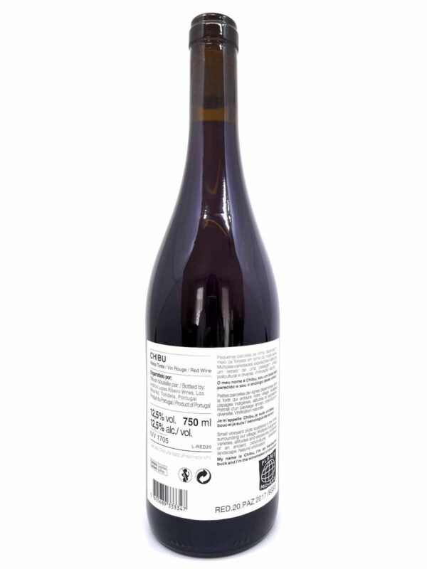 Casa de Mouraz Chibu 2020 back label