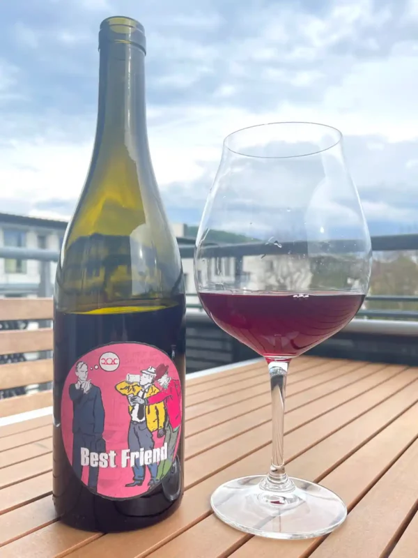 Pittnauer Best Friend 2021 bottle and glass
