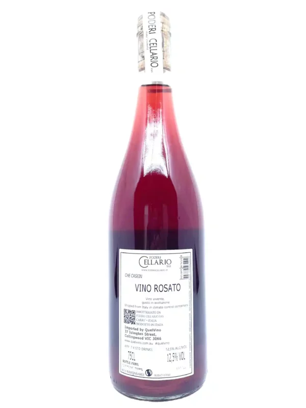 Poderi Cellario Che Casein 22 back label