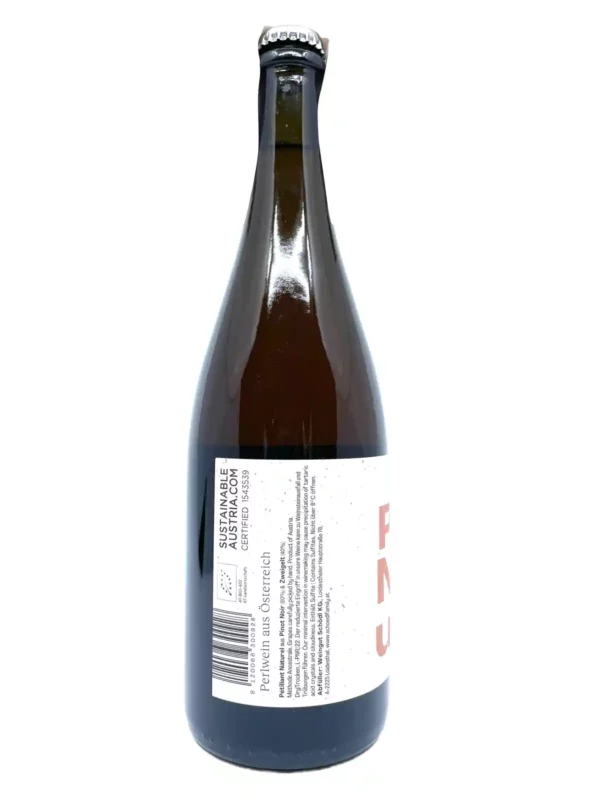 Schödl Pét Naturel Rosé back label