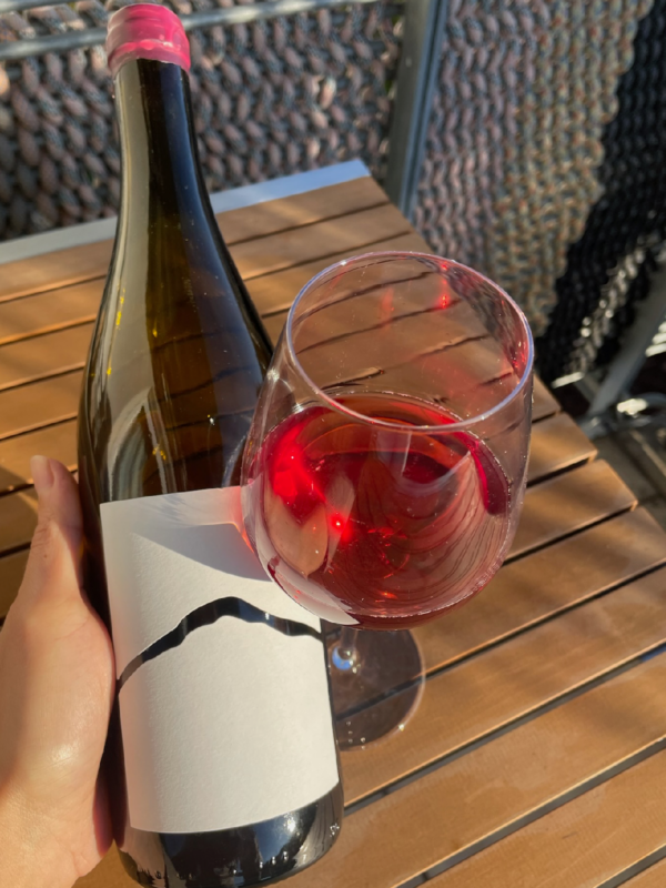Joiseph Rosatant 2021 bottle and glass
